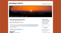 Desktop Screenshot of igazsagugyiszakerto.hu